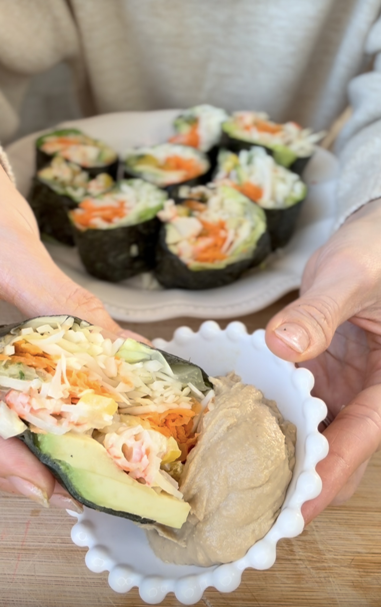 Nori Salad Wraps サラダ海苔巻き