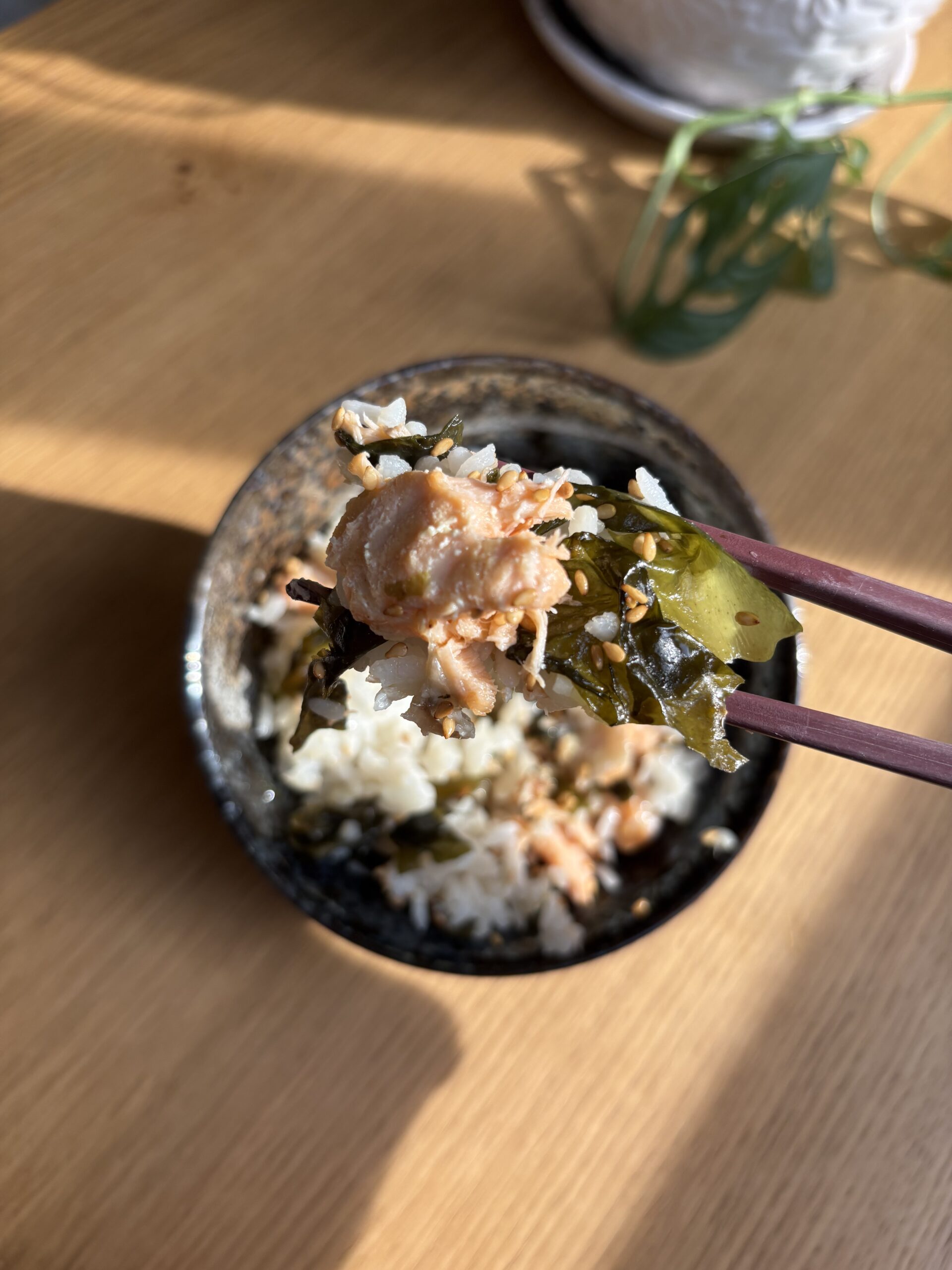 Salmon Wakame Rice 鮭わかめご飯